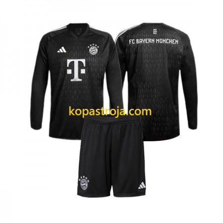 Billiga Fotbollströjor FC Bayern München Målvakt Barn Hemma tröja 2023/24 Långärmad